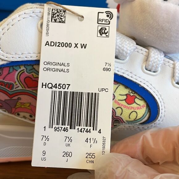 Adidas X Hello Kitty ADI2000 sneaker Women Size 9(HQ4507) - Picture 13 of 14